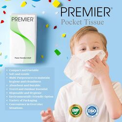 PREMIER Pocket Tissue 2-ply 15 Pulls